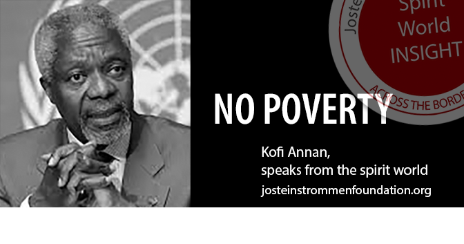 NO POVERTY BY KOFI ANNAN