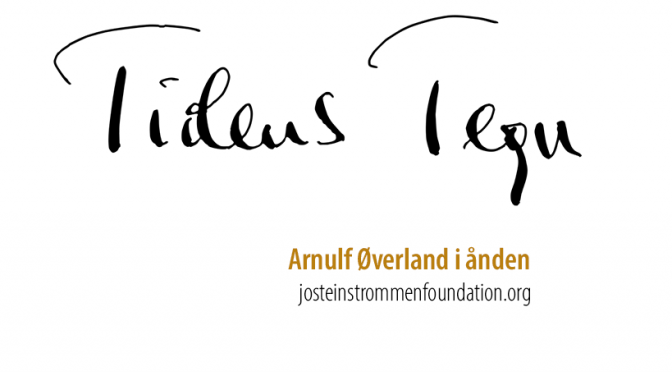 TIDENS TEGN AV ARNULF ØVERLAND