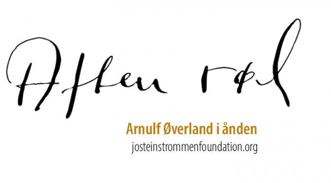 AFTEN RØD AV ARNULF ØVERLAND