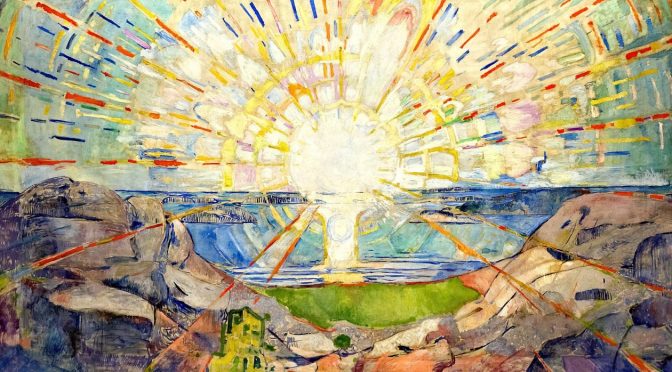 SOLEN AV EDVARD MUNCH