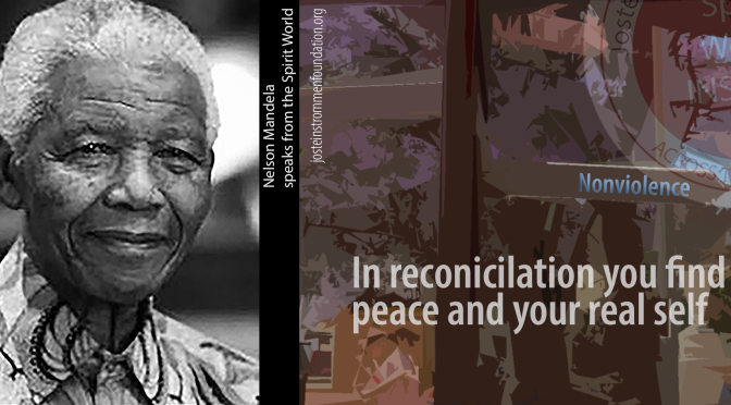 In reconciliation you find peace and your real self